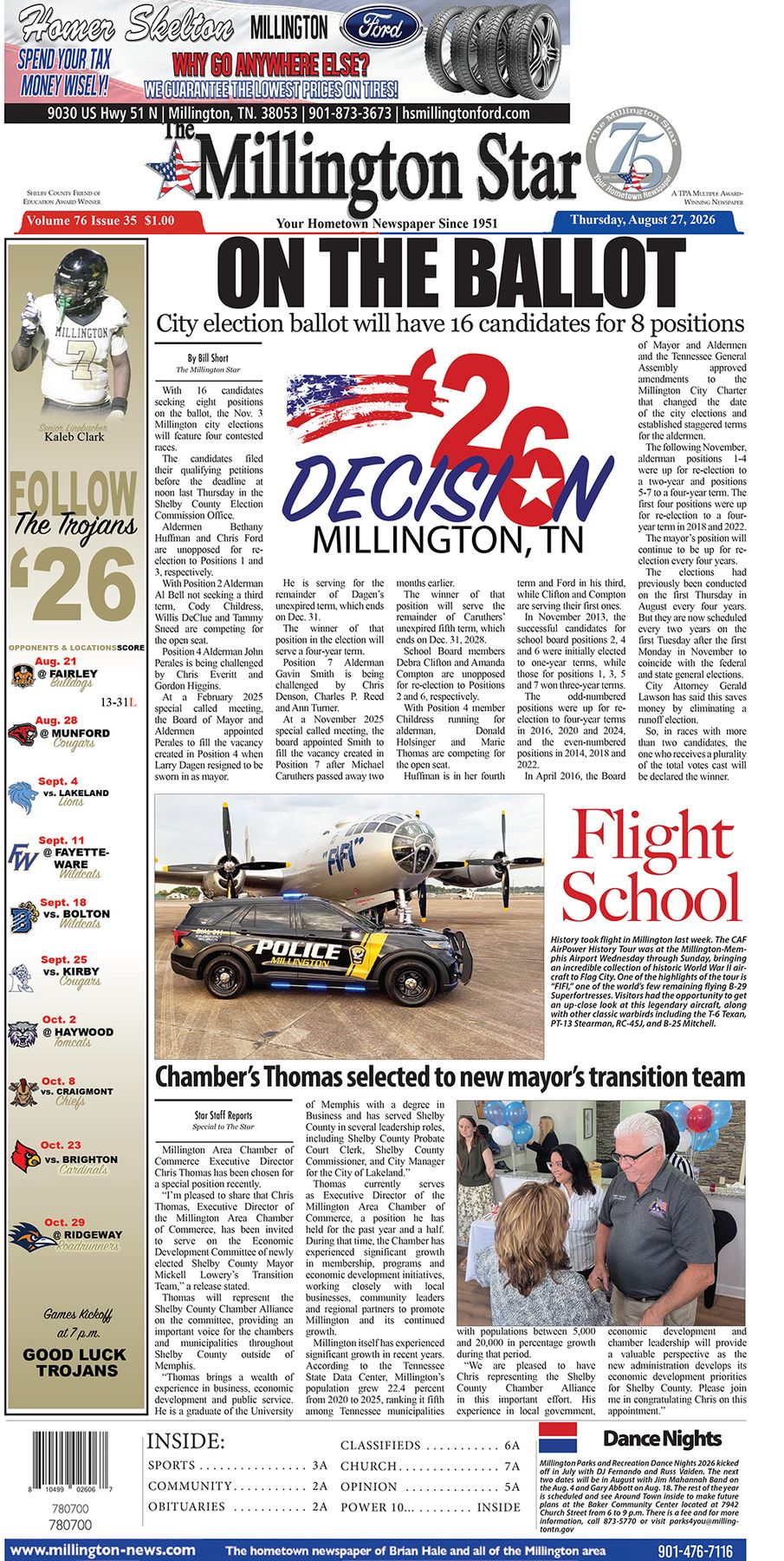 The Millington Star E-Edition August 27, 2026