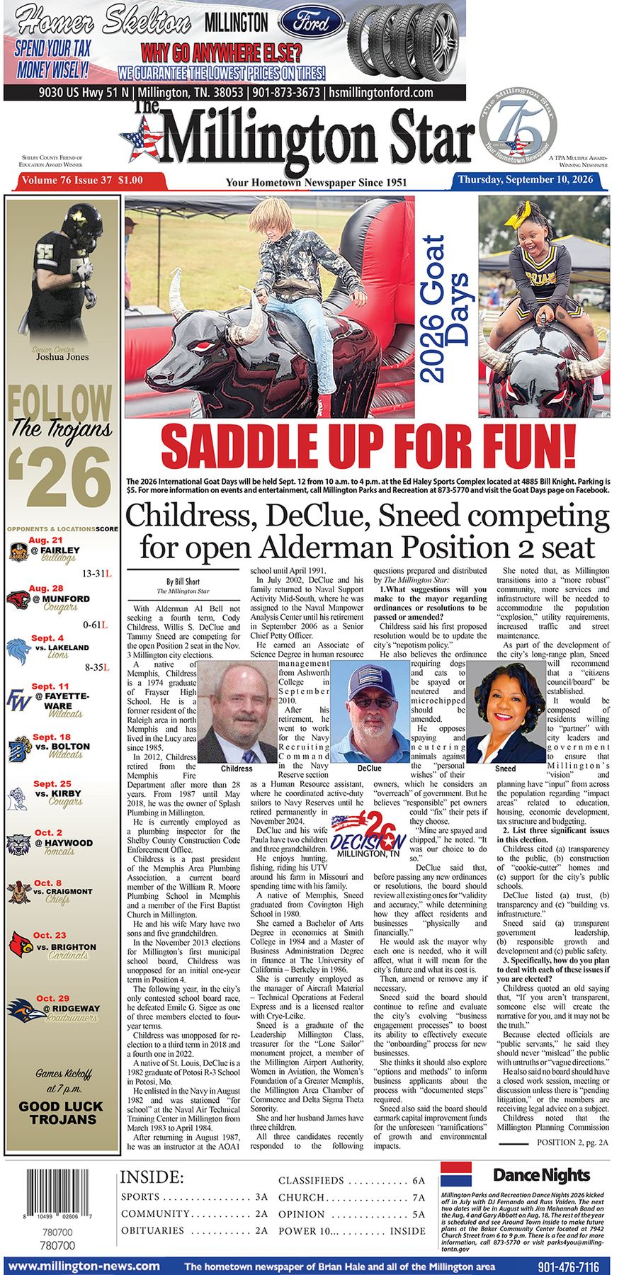 The Millington Star E-Edition September 10, 2026