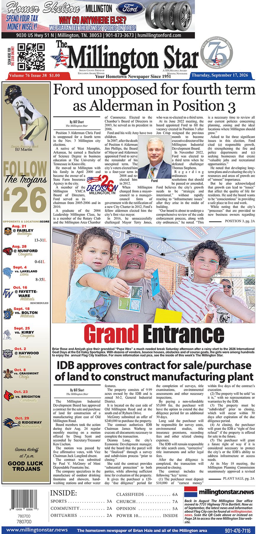 The Millington Star E-Edition September 17, 2026
