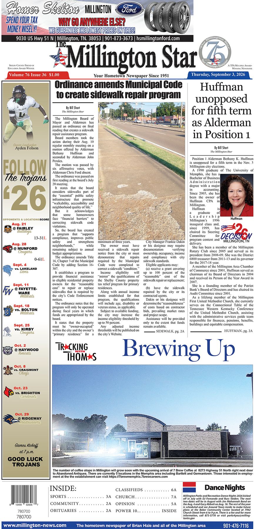 The Millington Star E-Edition September 3, 2026
