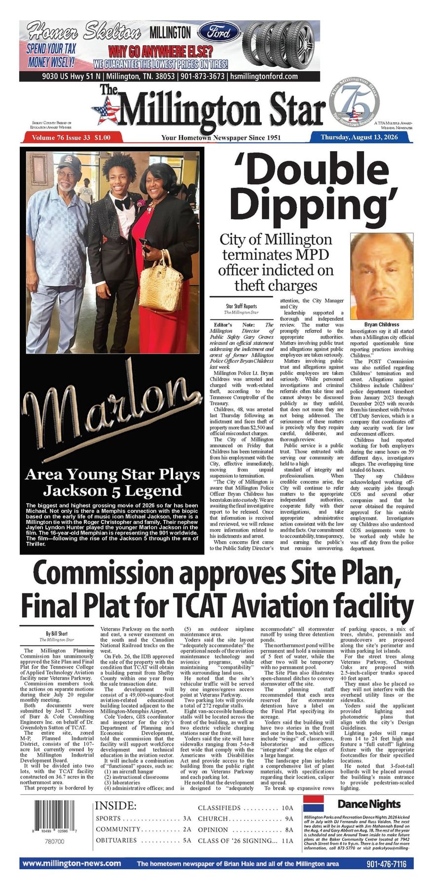 The Millington Star - August 13, 2026