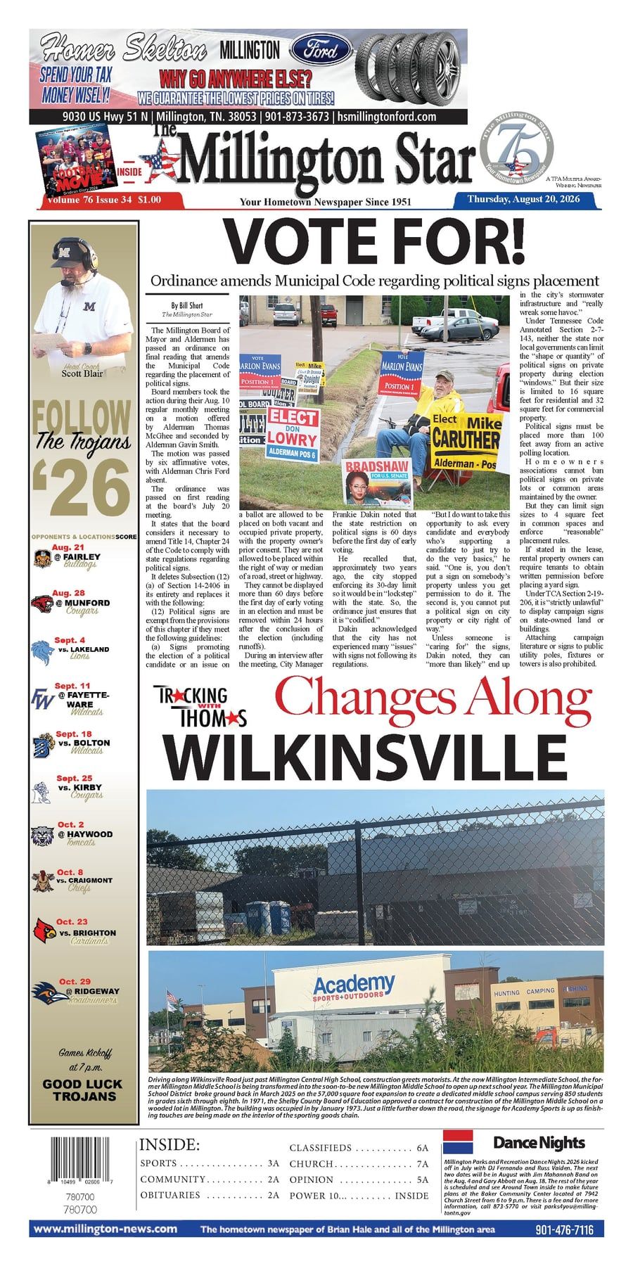 The Millington Star - August 20, 2026